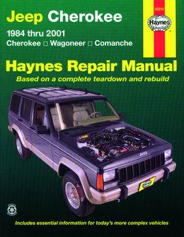 Jeep Cherokee, Wagoneer and Comanche [1984-2001] Haynes werkplaatsboek