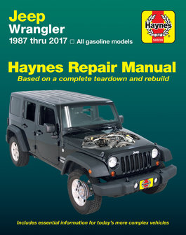 Jeep Wrangler [1987-2017] Haynes werkplaatsboek