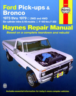 Ford pick-up &amp; Bronco [1973-1979] Haynes werkplaatsboek