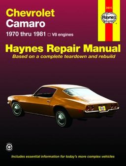 Chevrolet Camaro [1970-1981] Haynes werkplaatsboek