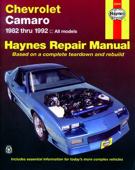Chevrolet Camaro [1982-1992] Haynes werkplaatsboek