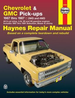 Chevrolet pick-ups [1967-1987] Haynes werkplaatsboek
