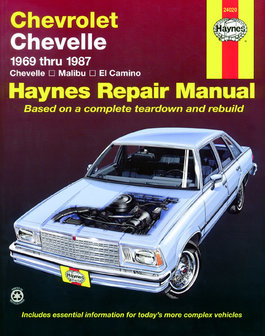 Chevrolet Chevelle Malibu El Camino [1969-1987] Haynes werkplaatsboek