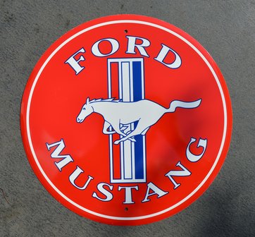 blikken Ford Mustang bord 