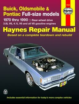 Buick Oldsmobile &amp; Pontiac full-size modellen [1970-1990] Haynes boek
