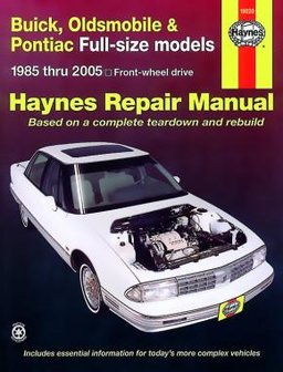 Buick Oldsmobile &amp; Pontiac full-size modellen [1985-2005] Haynes boek