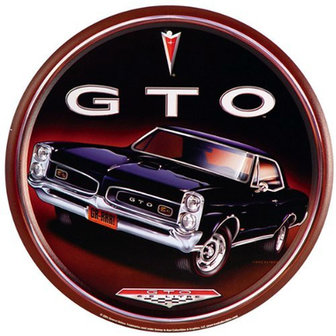 blikken Pontiac GTO bord 30cm 