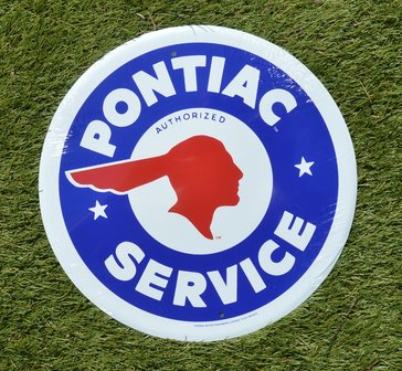 blikken Pontiac service bord no1