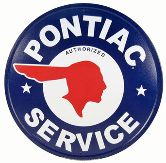 blikken Pontiac Service bord no3