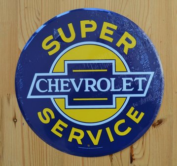 blikken Chevrolet super service bord no4