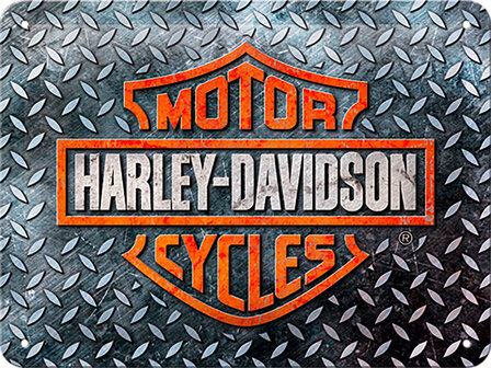 blikken Harley Davidson logo 