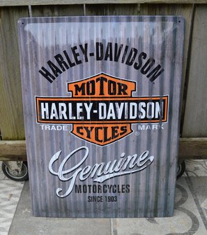 blikken Harley-Davidson genuine parts bord