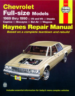 Chevrolet sedans [1969-1990] Haynes manual