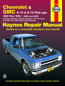 Oldsmobile Bravada [1991-1994] Haynes manual