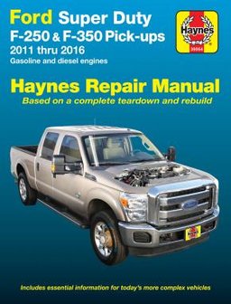 Ford Super Duty F250 F350 [2011-2016] Haynes boek