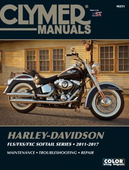 Harley-Davidson Softail FLS/FXS/FXC [2011-2017] Clymer manual