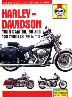 Harley-Davidson Twin Cam 88, 96 &amp; 103 Models [1999-2010] Haynes manual