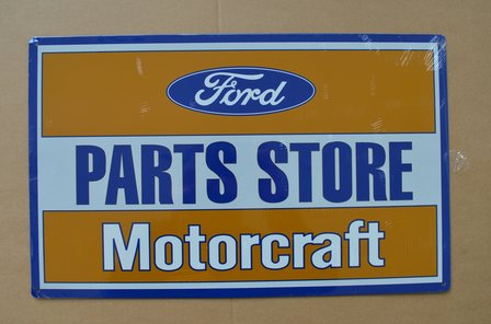 blikken Ford parts store Motorcraft bord 