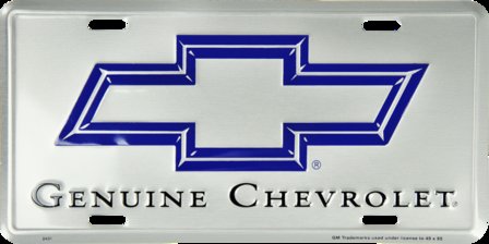 USA kentekenplaat genuine Chevrolet