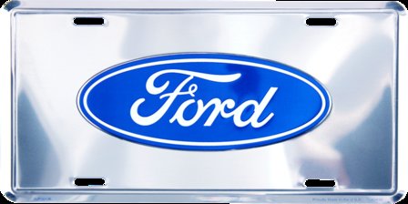 USA kentekenplaat Ford oval1