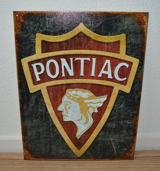 blikken Pontiac 1930 bord