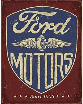 blikken Ford Motors since 1903 bord