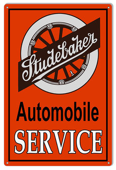 metalen Studebaker Automobile Service bord