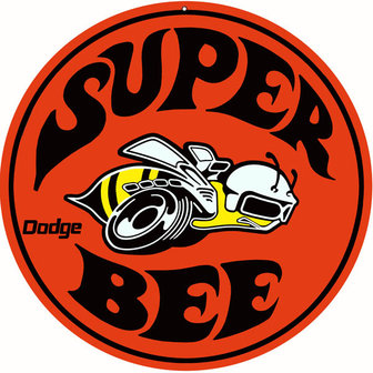 metalen Dodge Superbee bord
