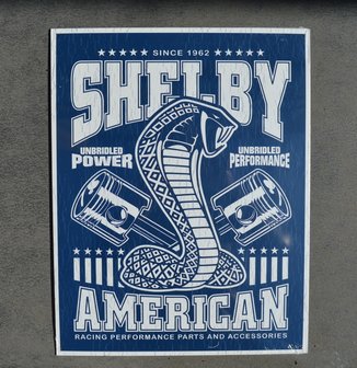 blikken Shelby American bord
