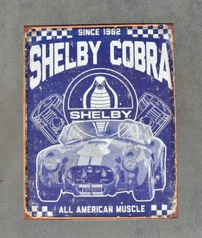 blikken Shelby Cobra bord