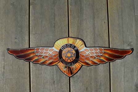 metalen Dodge brothers logo bord