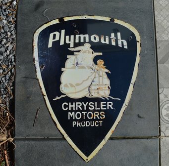 metalen Plymouth Chrysler motors bord XL