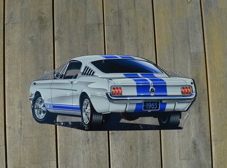 metalen Ford Mustang GT350 bord