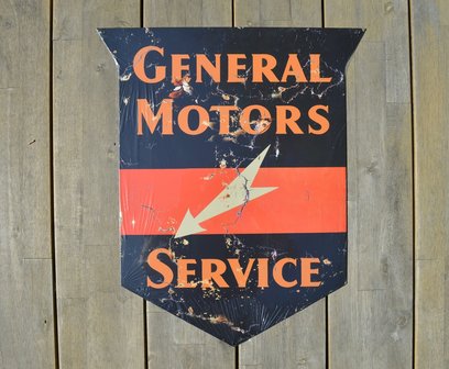 metalen GM service bord 