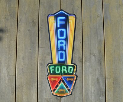 metalen Ford &lsquo;neon&rsquo; bord