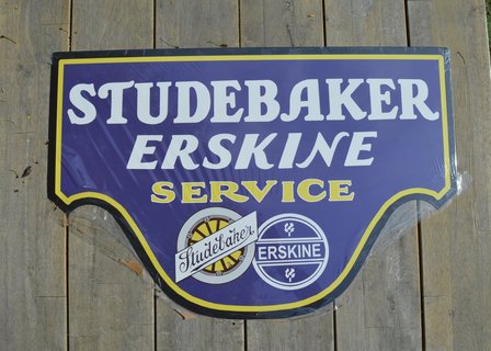 metalen Studebaker erskine service bord