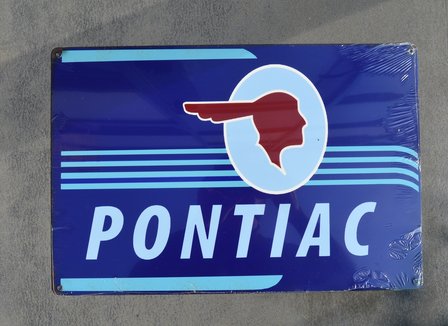 metalen Pontiac bord 