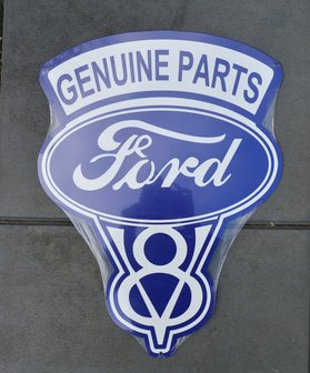 metalen Ford genuine parts bord 