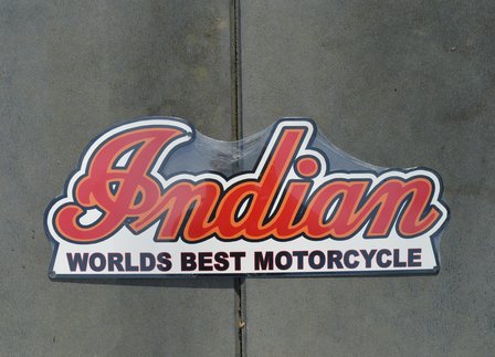 metalen Indian worlds best motorcycle bord 