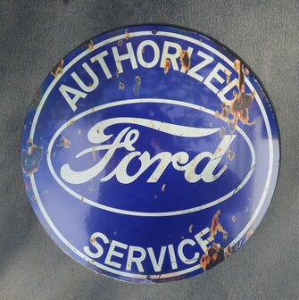 metalen Ford authorized service&#039;roestig&#039; bord