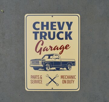 metalen Chevy truck garage bord&nbsp;