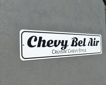 metalen Chevy Bel Air dr bord 