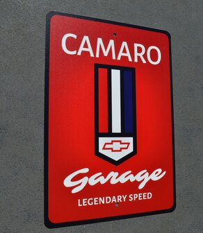 metalen Camaro garage legendary speed bord&nbsp;