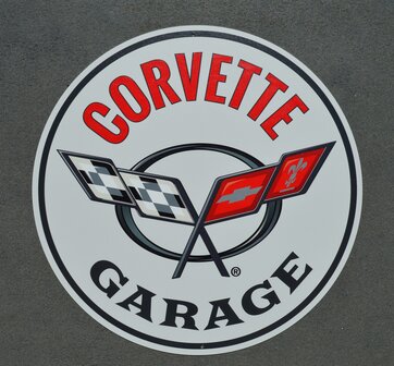 metalen Corvette garage C5 bord&nbsp;