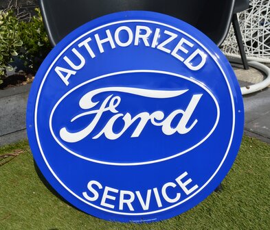 blikken Ford authorized service bord XXL
