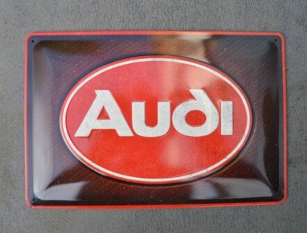 blikken Audi logo bord small