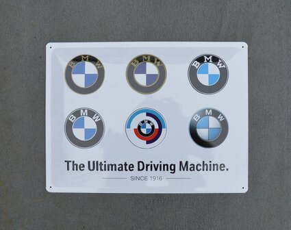 blikken BMW logo&#039;s bord 