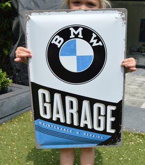 blikken BMW garage bord 40x60