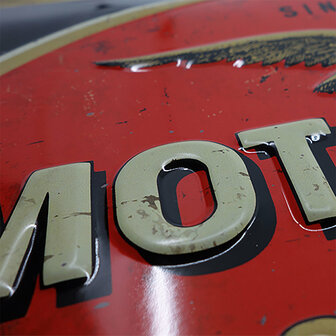 blikken Moto Guzzi since 1921 bord 20x30cm