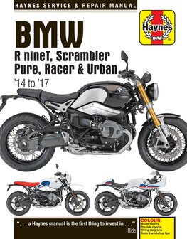 BMW R nineT Scrambler Pure Racer Urban [2014-2017] Haynes boek